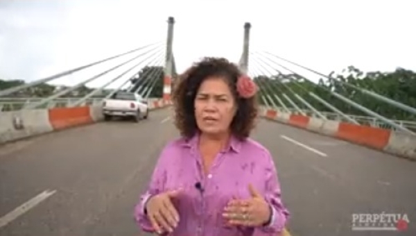 Perpétua diz que ponte da Integração, em Assis Brasil, se tornou a ponte da propina e denuncia